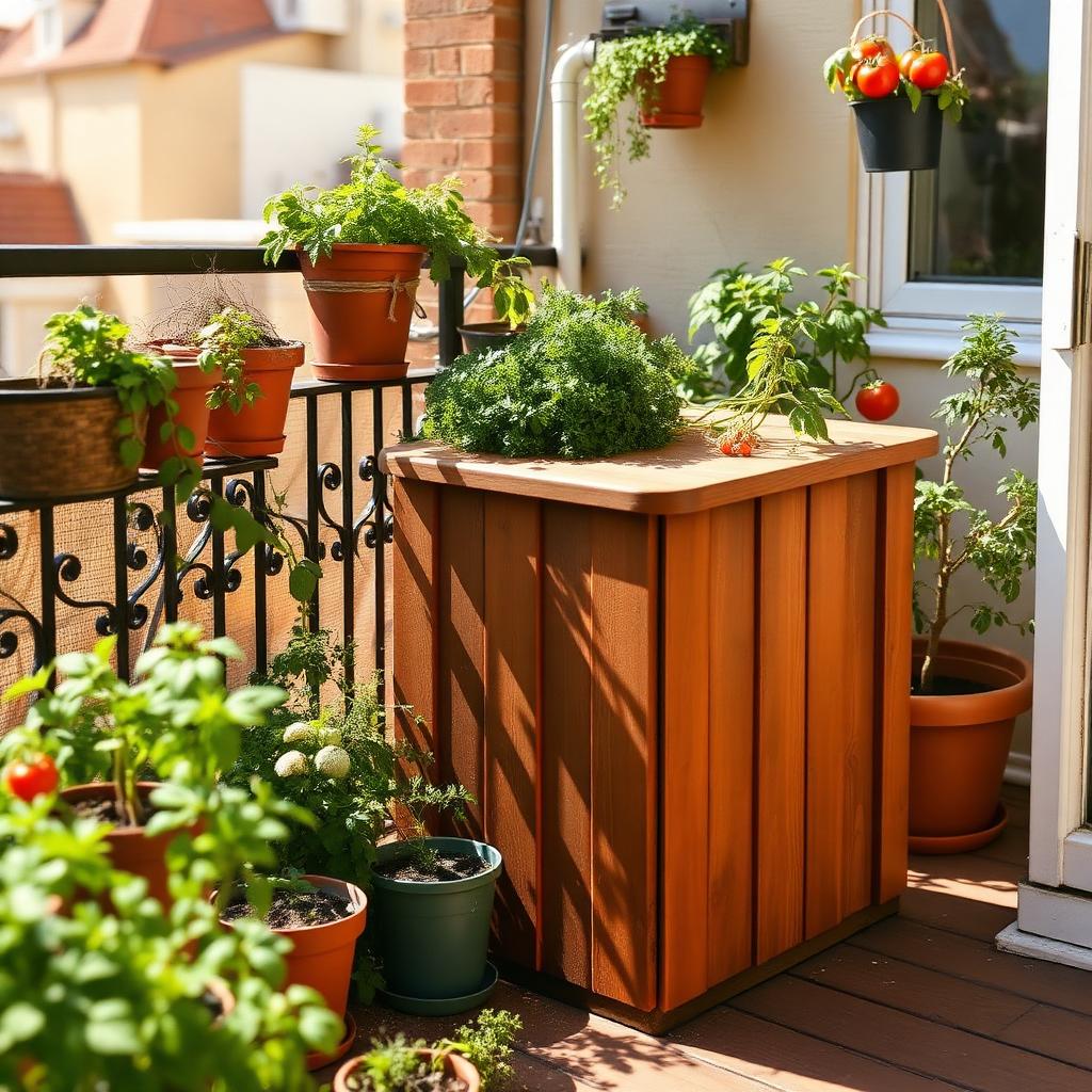 Compostaje doméstico en terraza: vermicompost y bokashi